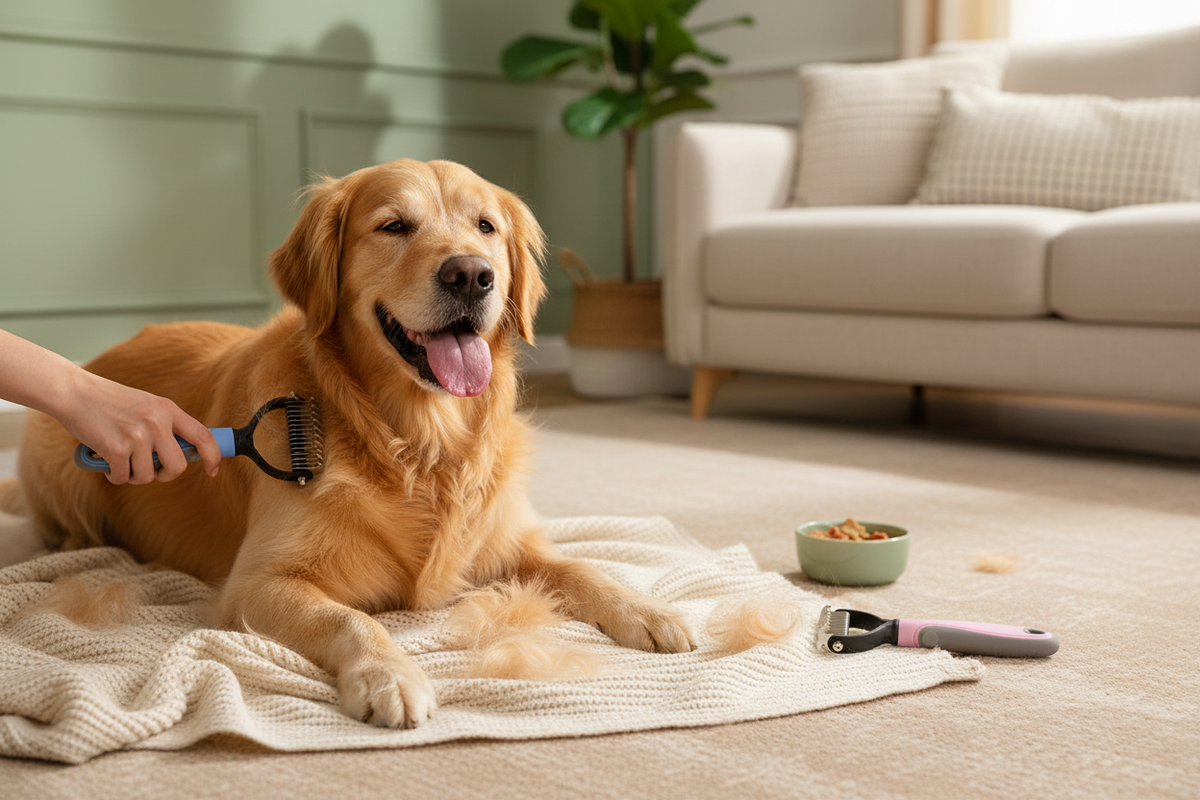 Lifestyle golden retriever